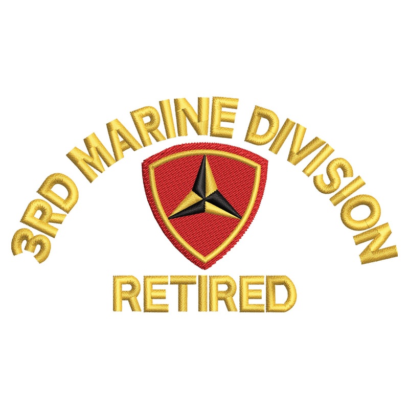 3rd Marine Division Retired 3rd Marine Division Retired One Size