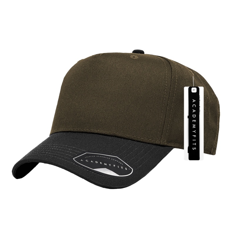 Academy Fits H2020 A-Frame Snapback Hat Brown/Black