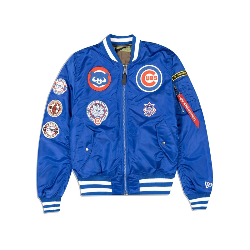 Alpha Industries X Chicago Cubs MA-1 Bomber Jacket S