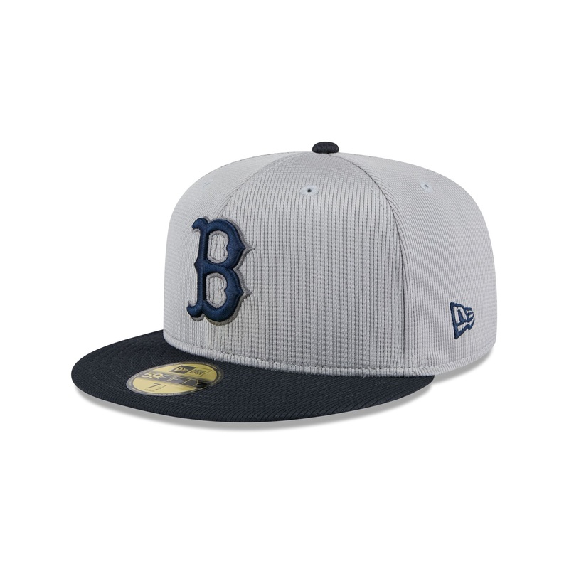 Boston Red Sox 2025 Batting Practice Gray 59FIFTY Fitted Hat 7
