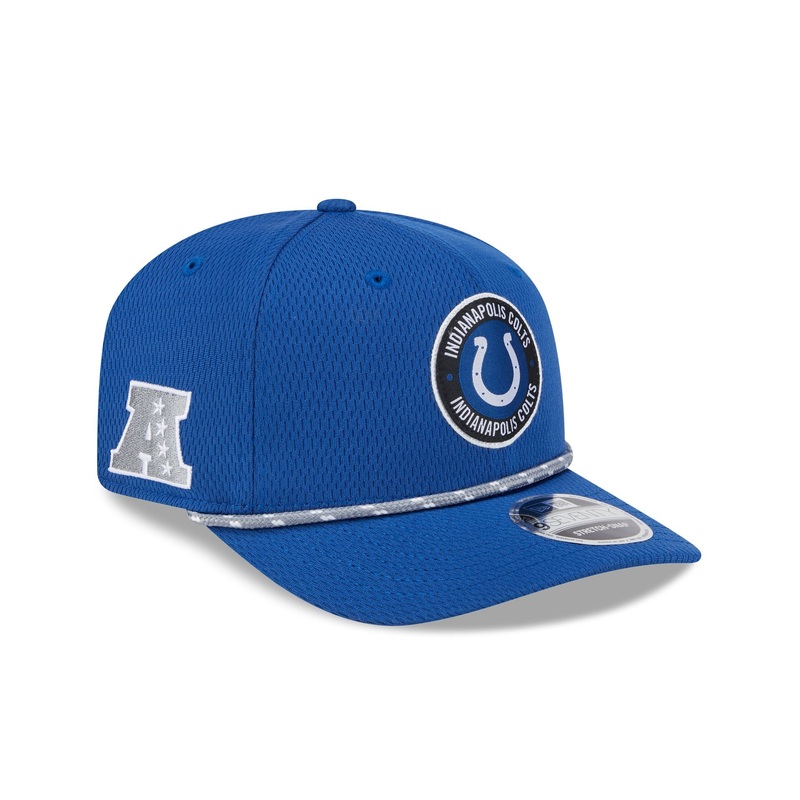 Indianapolis Colts 2024 Sideline 9SEVENTY Stretch-Snap Hat One Size