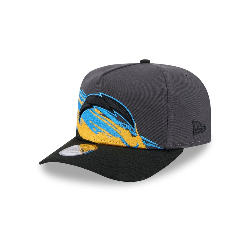 Los Angeles Chargers Graphite Brushstroke Golfer Hat One Size