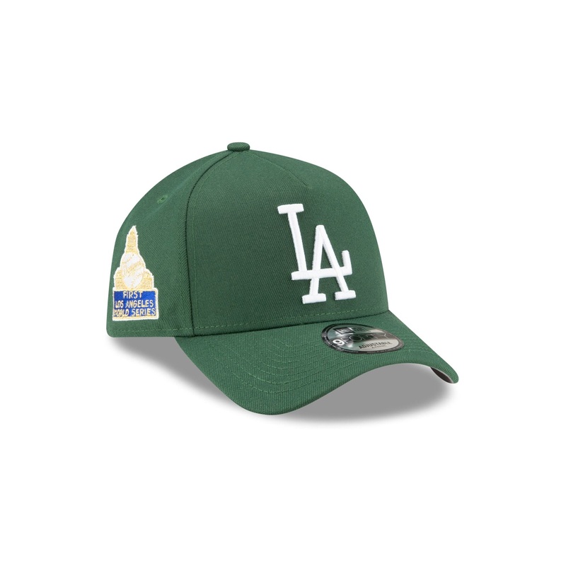 Los Angeles Dodgers Color Flip Green 9FORTY A-Frame Snapback Hat One Size