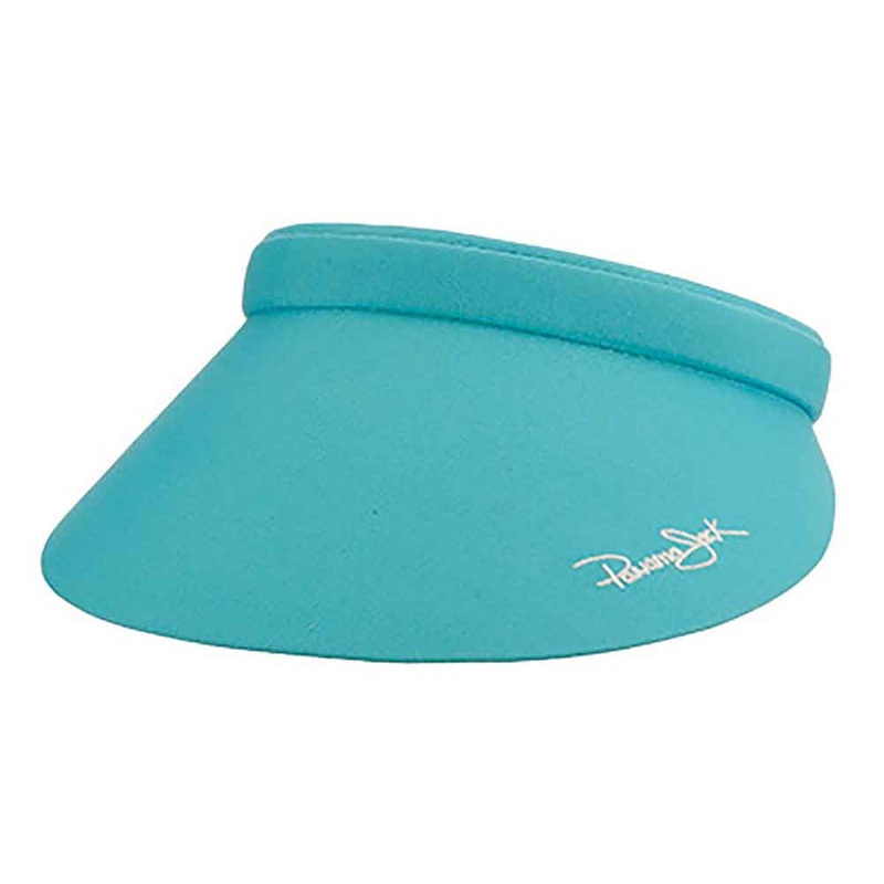 Panama Jack Signature Clip-On Sun Visor, 4″ Peak Turquoise