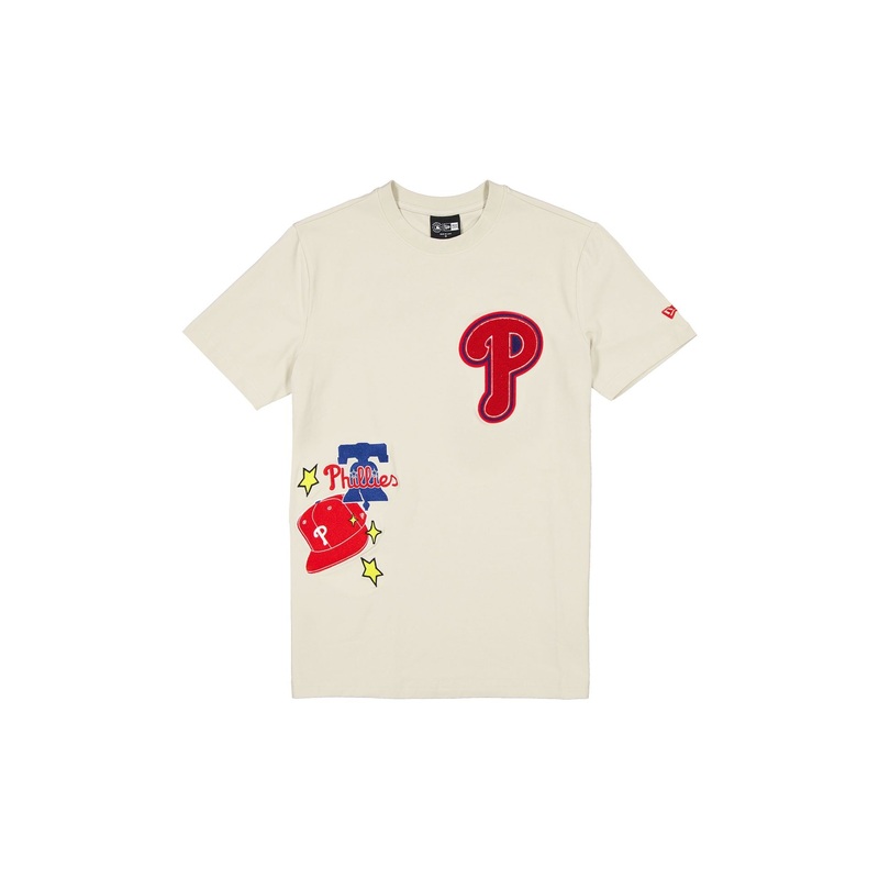 Philadelphia Phillies Stone Logo Select T-Shirt S