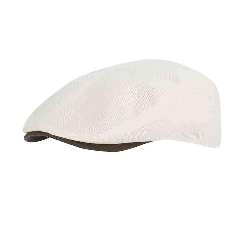 Stetson Hats Textured Ivy Cap – Ivory Ivory M (22 5/8″)