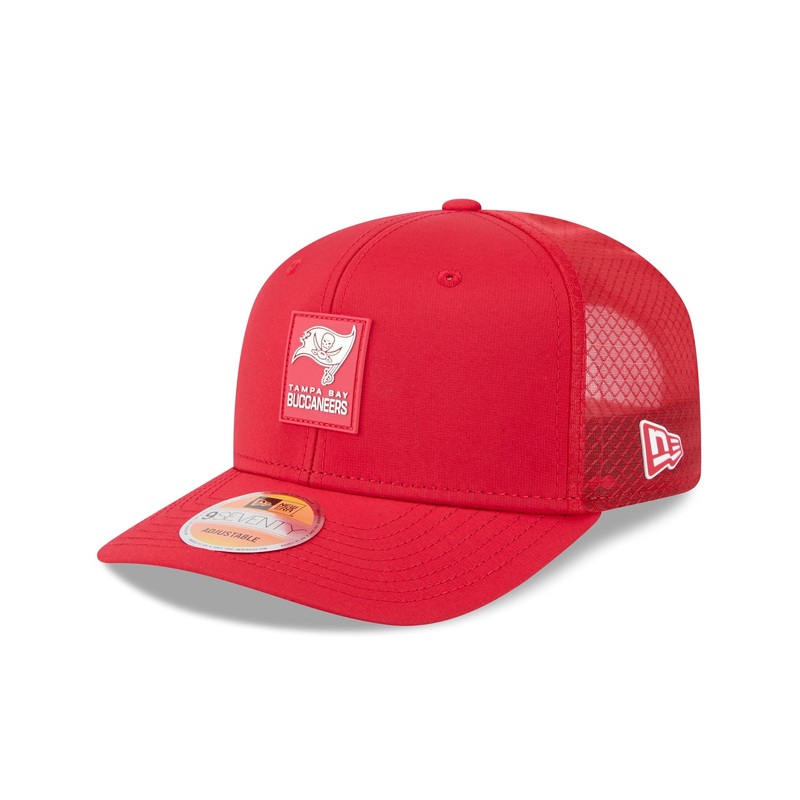 Tampa Bay Buccaneers 2025 Sideline Hot Weather 9SEVENTY Trucker Hat One Size