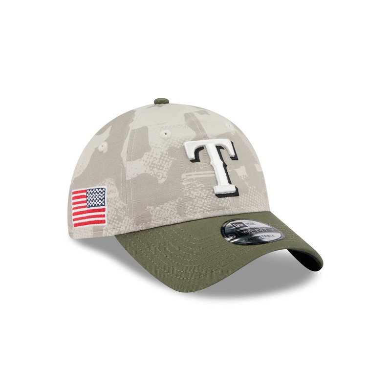 Texas Rangers Armed Forces Day 2025 Kids 9TWENTY Adjustable Hat Youth
