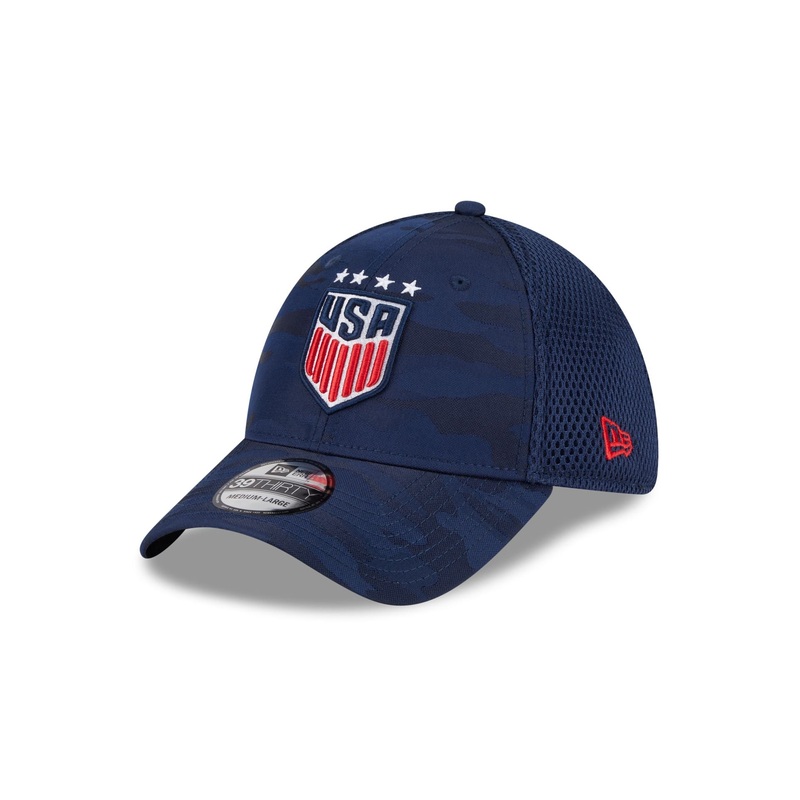 U.S. Soccer Women’s National Team Camo 39THIRTY Stretch Fit Hat S/M
