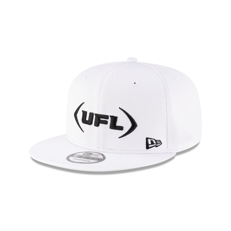 UFL White 9FIFTY Snapback Hat One Size
