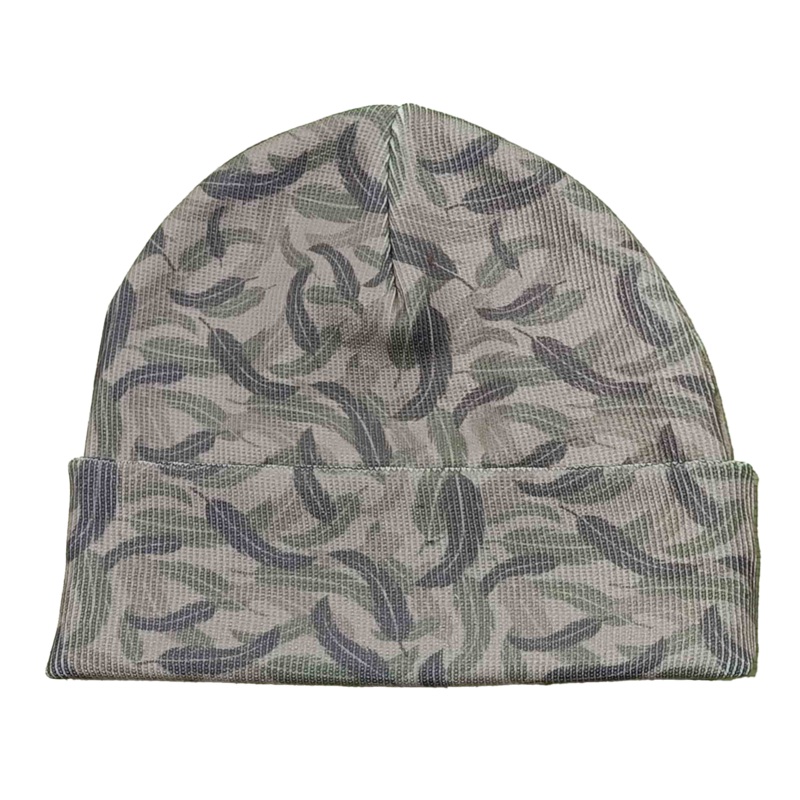 Zapped Headwear Pattern Cuff Beanies Elk Pebble Camo