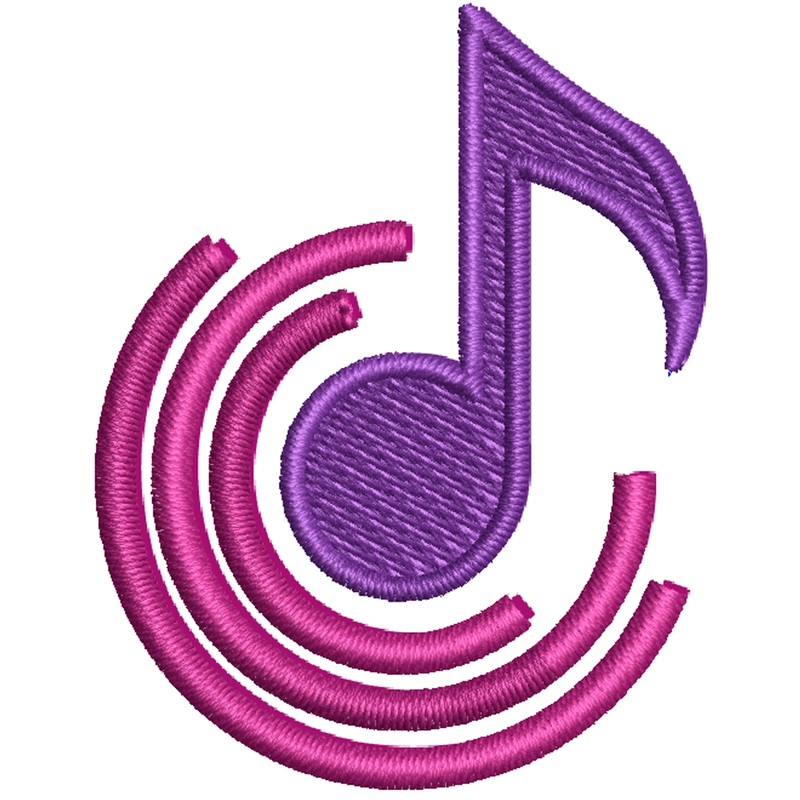 Abstract Music Note Abstract Music Note One Size