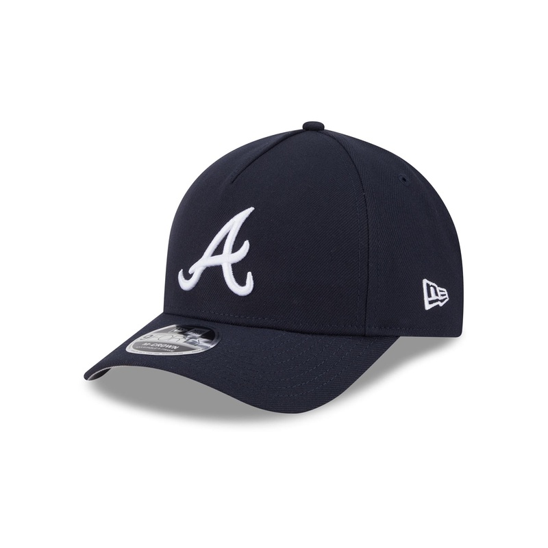 Atlanta Braves Authentic Collection 9FORTY M-Crown A-Frame Snapback Hat One Size