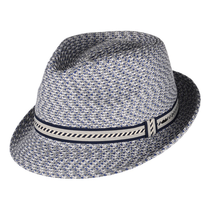 Bailey Hats Mannes Trilby Hat – Navy-Cream S