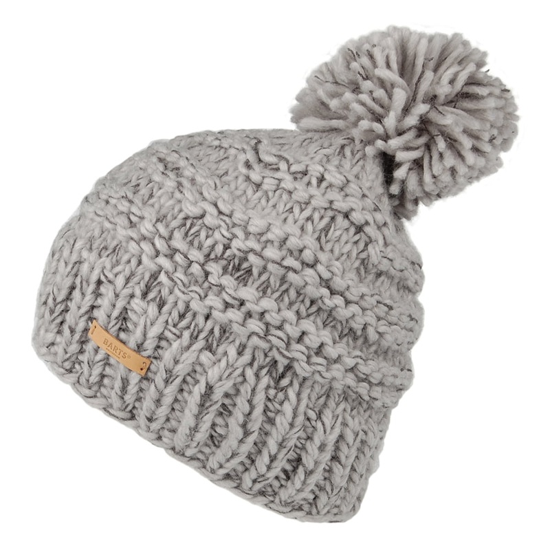 Barts Hats Jasmin Bobble Hat – Grey 1-Size