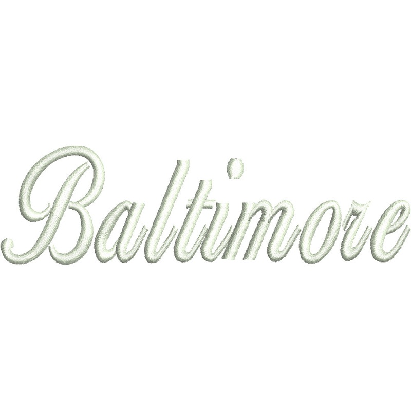 City of Baltimore Calligraphy Default Title One Size