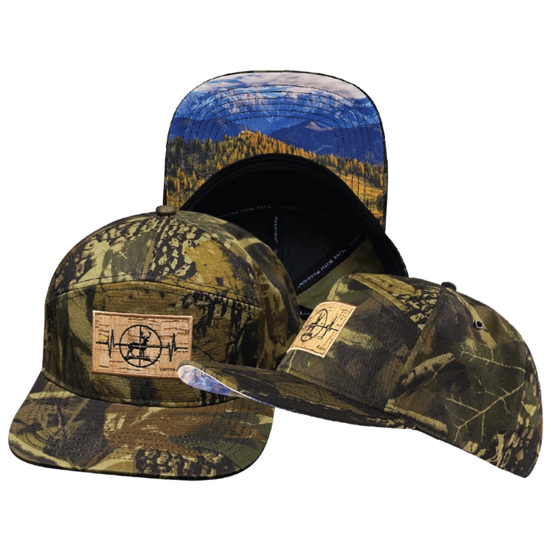 Hunting Hat – Flat Bill – Rust Tree Camo – Fabric Back