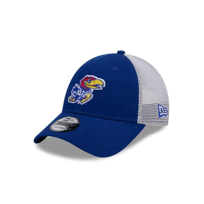 Kansas Jayhawks Blue 9FORTY Trucker Hat One Size