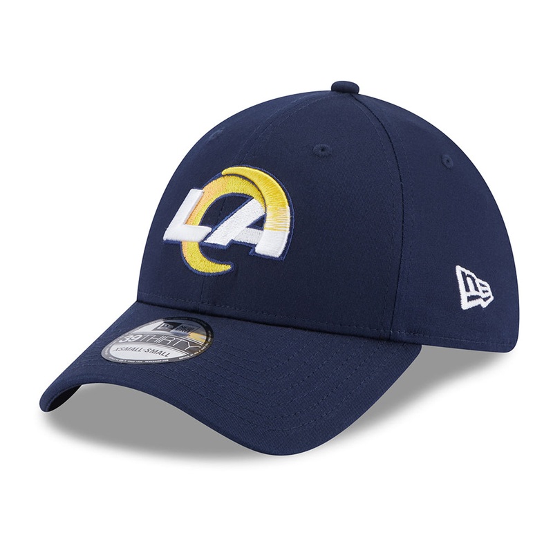 New Era 39THIRTY Los Angeles Rams Baseball Cap – NFL Comfort – Navy Blue Small/Medium