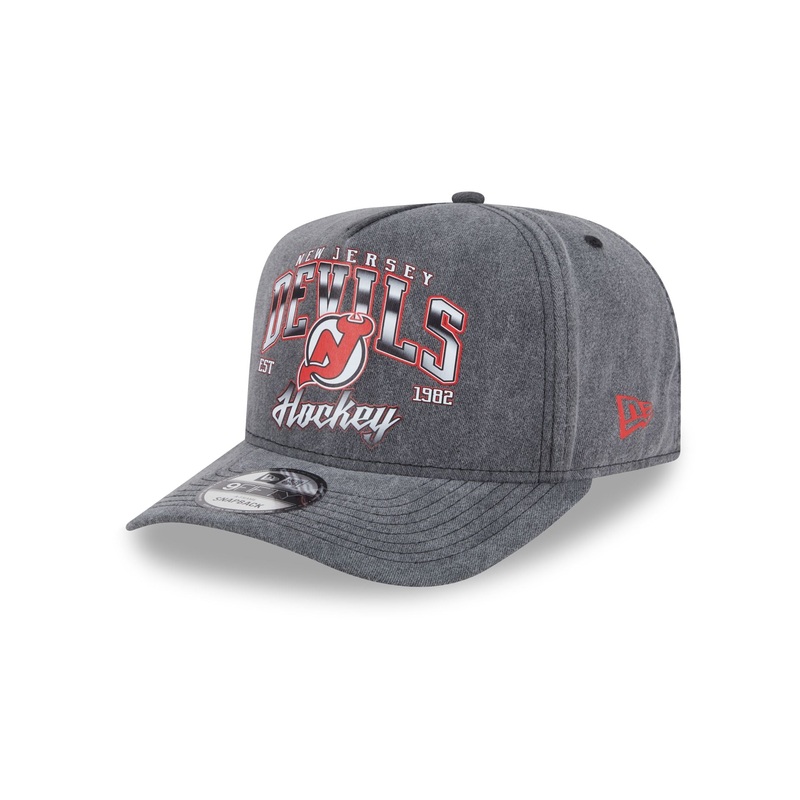 New Jersey Devils Washed 9FIFTY A-Frame Snapback Hat One Size