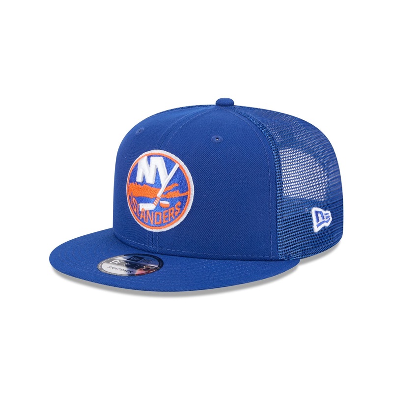 New York Islanders Team Tag 9FIFTY Trucker Hat One Size