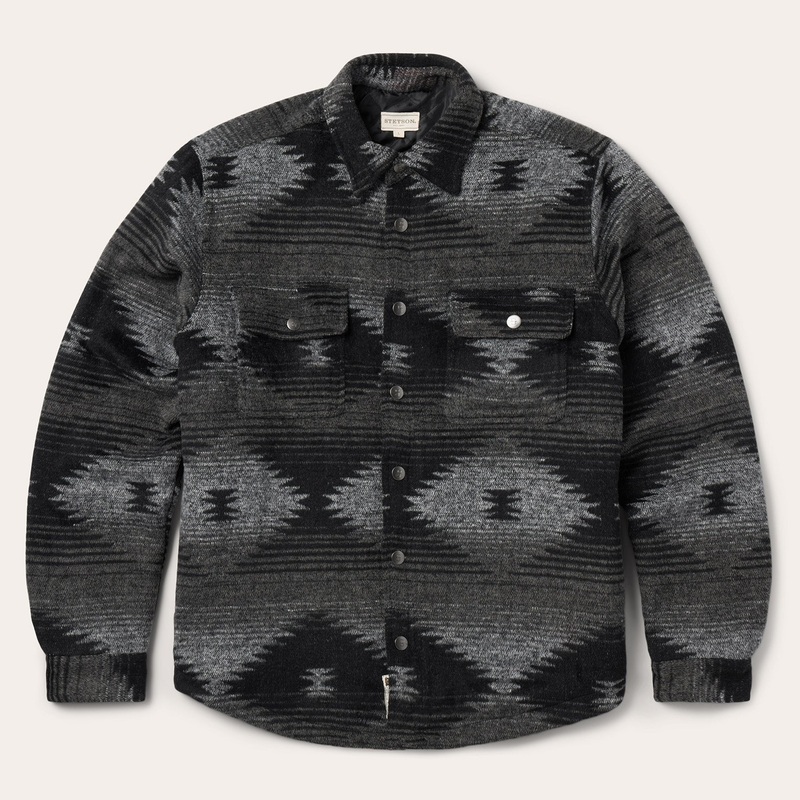 Southwestern Flannel Jacket Black S