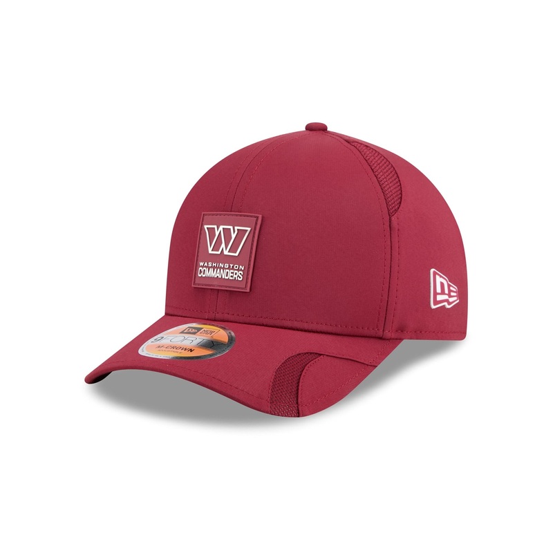 Washington Commanders 2025 Sideline Hot Weather 9FORTY M-Crown Snapback Hat One Size