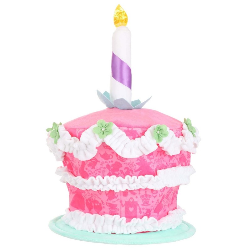 Alice in Wonderland Unbirthday Cake Plush Hat MULTI ONE SIZE FITS MOST