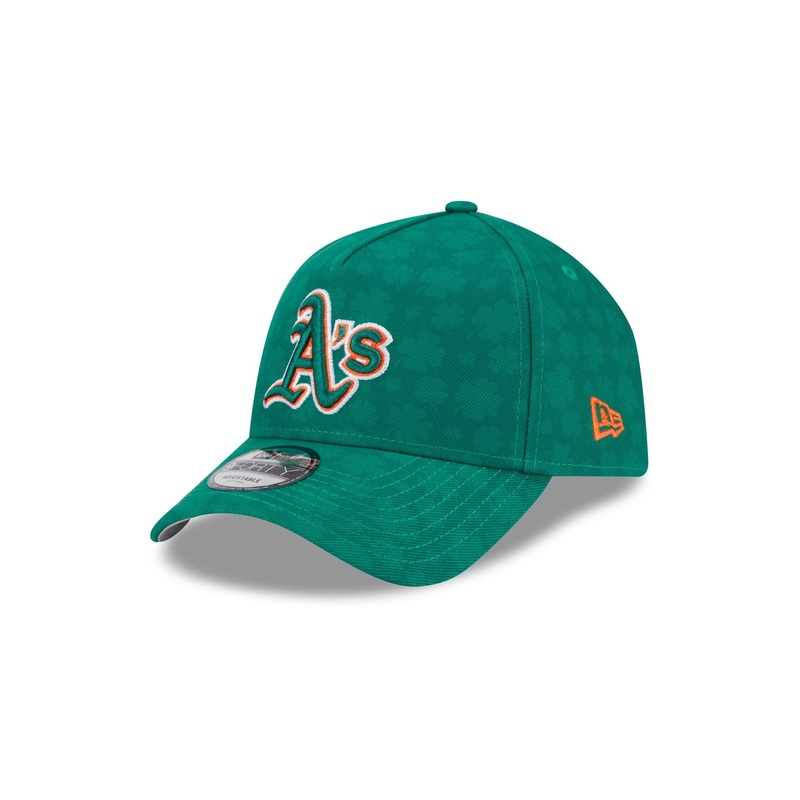 Athletics St. Patrick’s Day 2025 9FORTY A-Frame Snapback Hat One Size