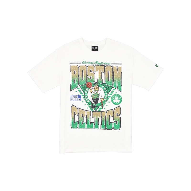 Boston Celtics Sport Classics Washed Optic White T-Shirt S