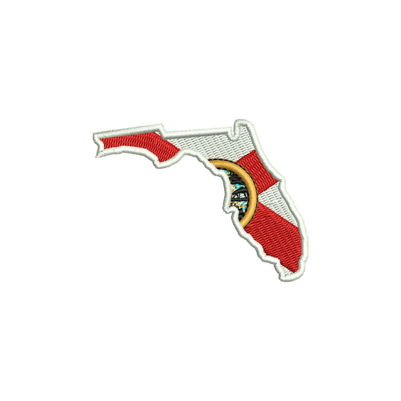 Florida State Flag Map Default Title One Size
