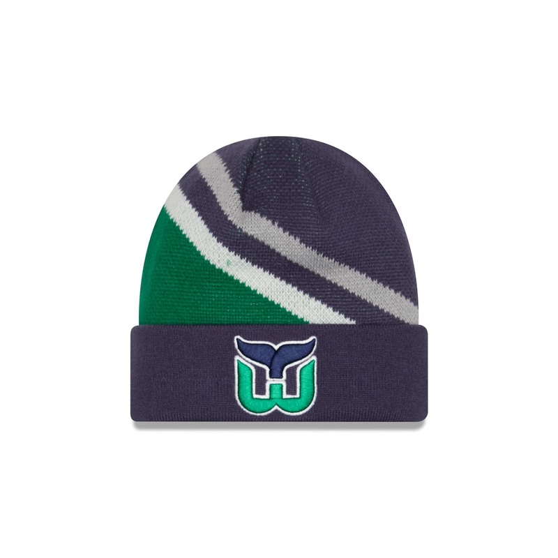 Hartford Whalers Vintage NHL Pack Cuff Knit Hat One Size