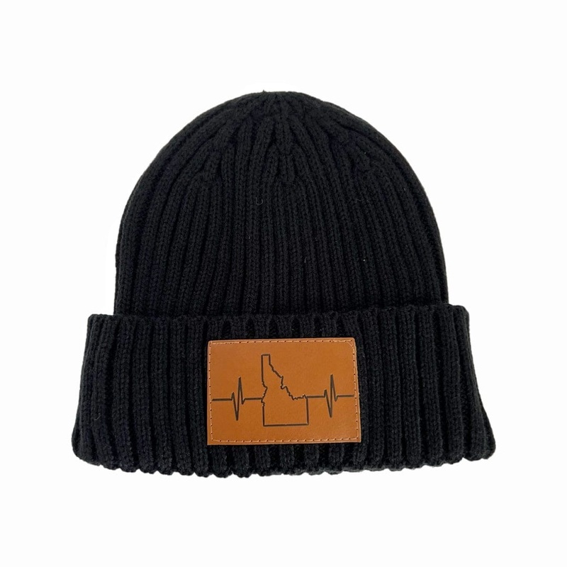 Idaho Beanie – Ribbed Cuff – Black