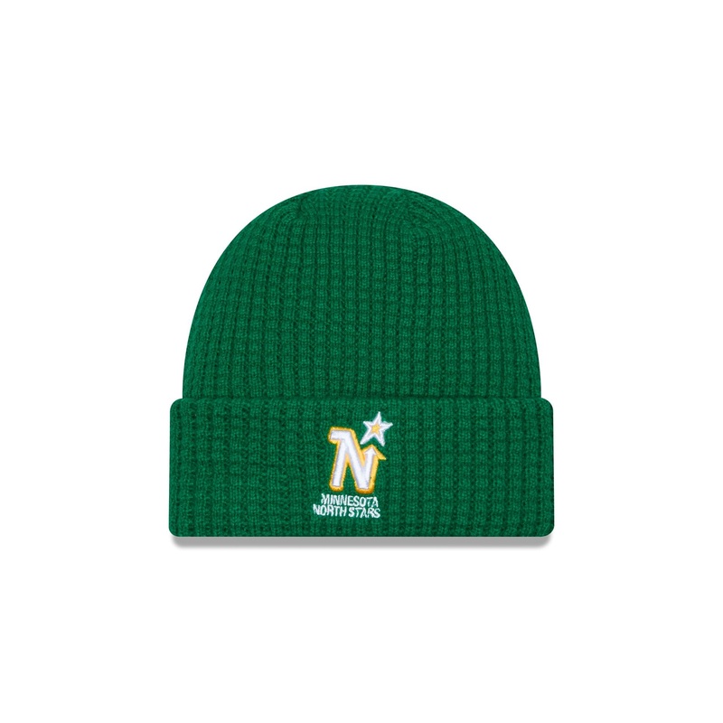 Minnesota North Stars Waffle Knit Beanie Hat One Size