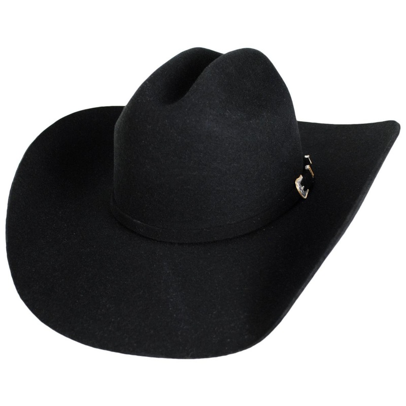 Oak Ridge Wool Felt Western Hat BLACK 6 7/8