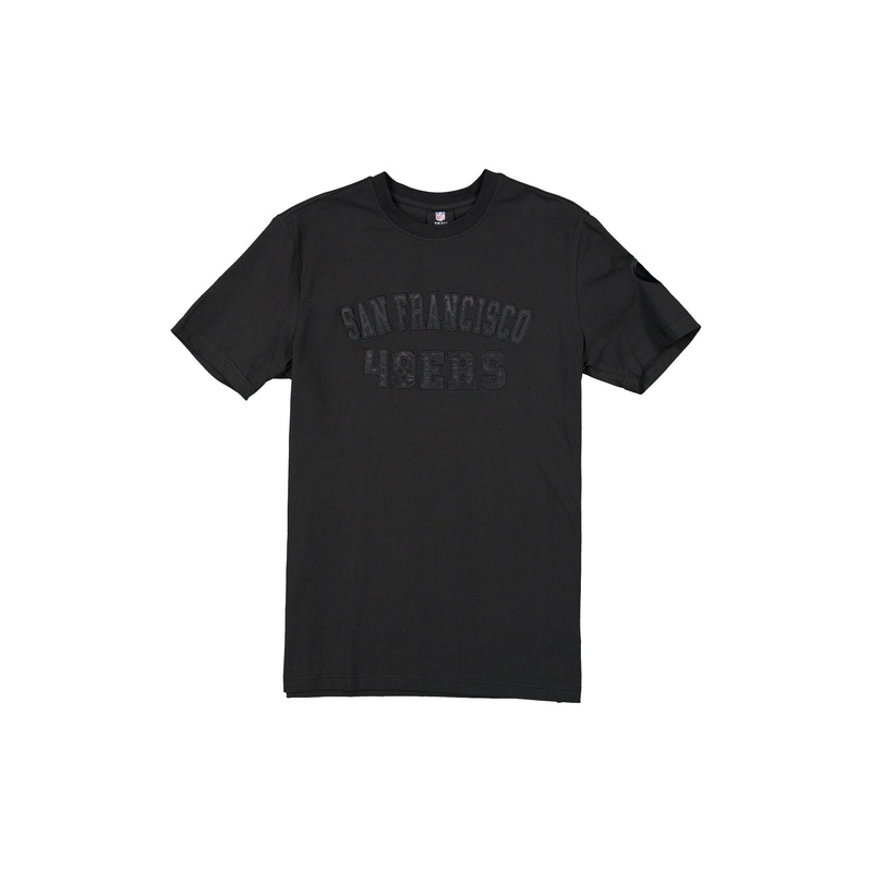 San Francisco 49ers Black on Black Logo Select T-Shirt S
