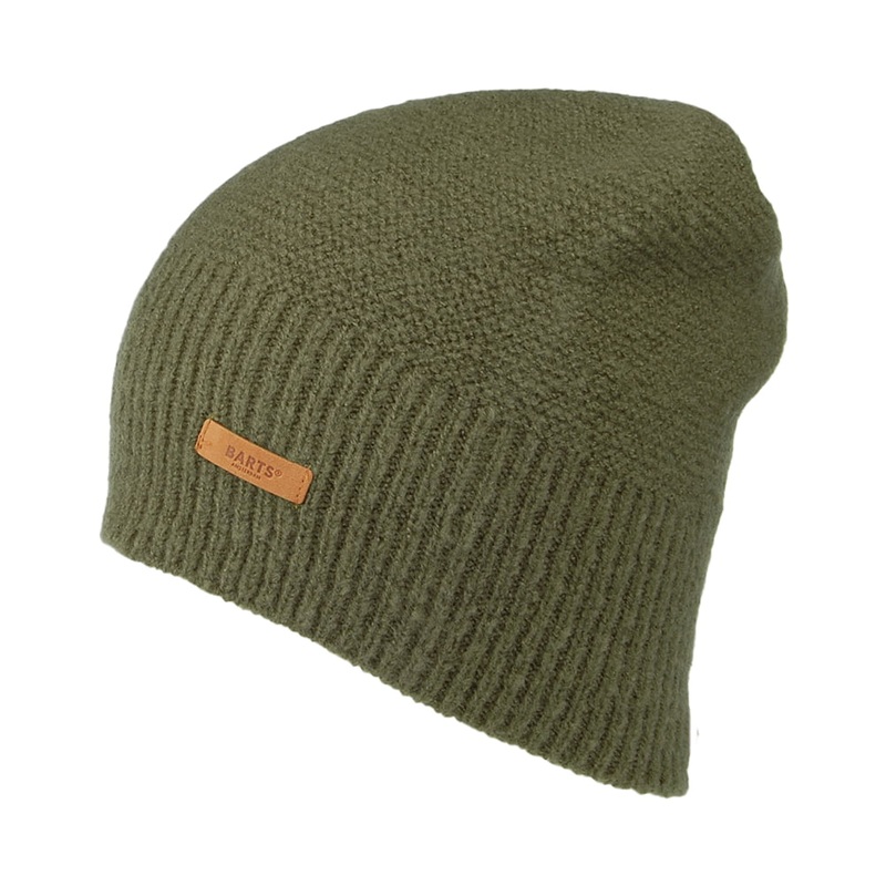 Barts Hats Irida Slouchy Beanie Hat – Army Green 1-Size