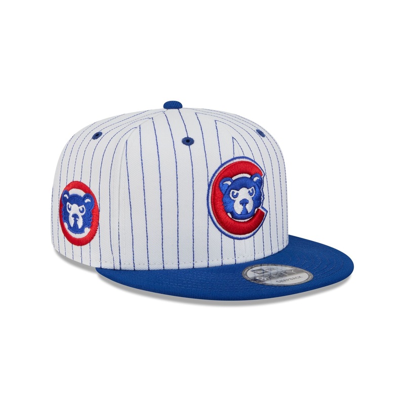 Chicago Cubs Deceptor Pinstripe 9FIFTY Snapback Hat One Size
