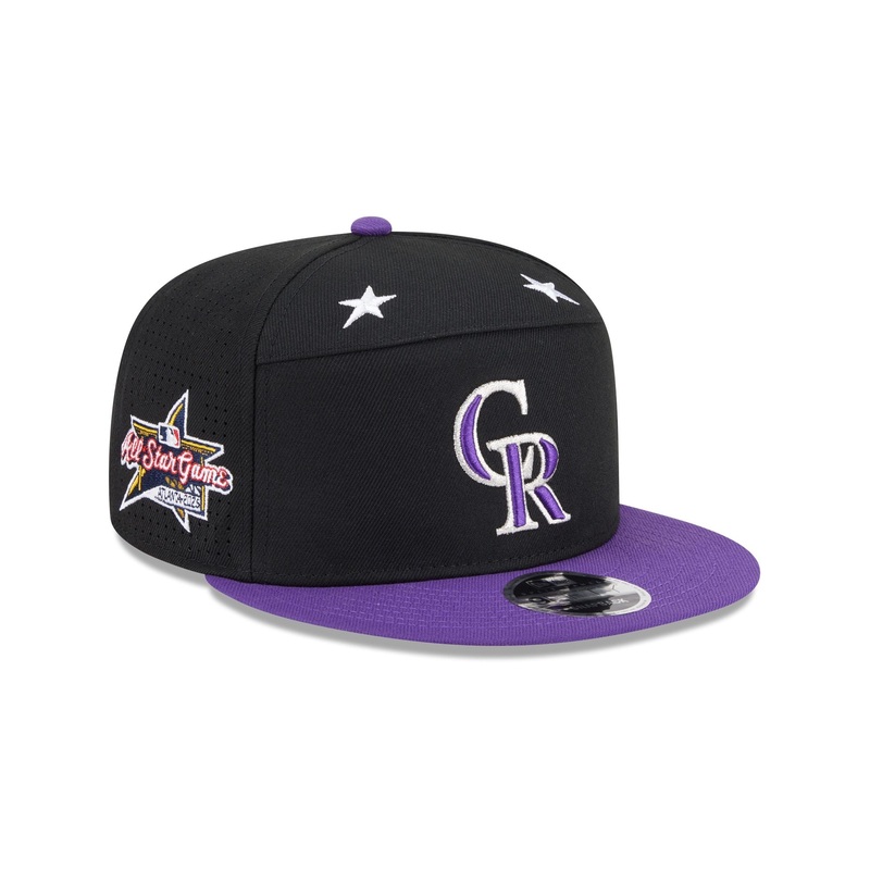 Colorado Rockies 2025 All-Star Game Split Panel 9FIFTY Snapback Hat One Size