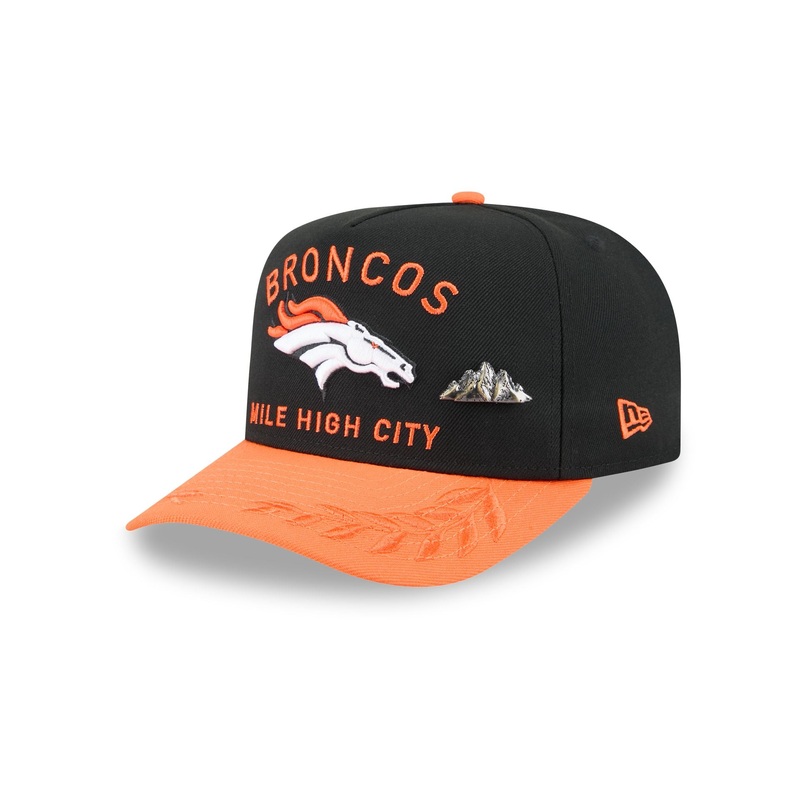 Denver Broncos 2025 Draft Black 59FIFTY A-Frame Fitted Hat 7