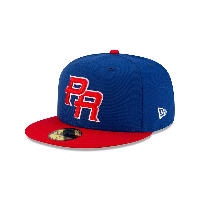 Puerto Rico Royal Blue Alt 59FIFTY Fitted Hat 7