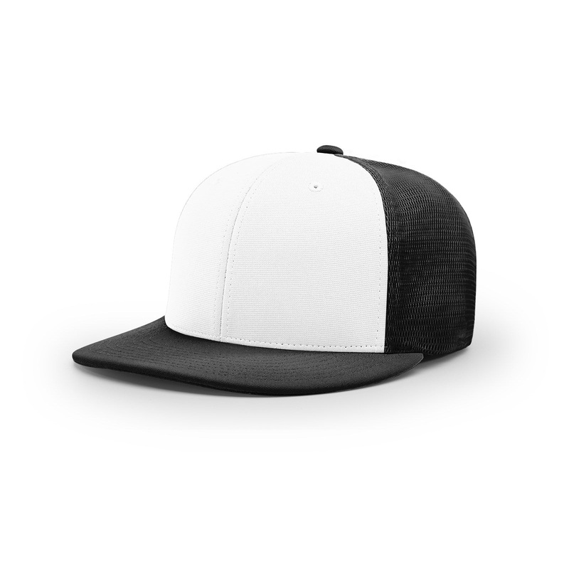 Richardson PTS20M – Pulse/Mesh Back R-Flex Cap – Alternate Colors White/Black – ALT XS-SM (6 5/8 – 7)