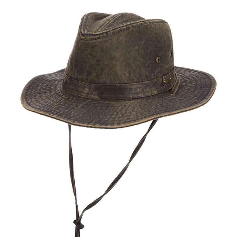 Weathered Cotton Outback Hats – Stetson Hats Brown Medium