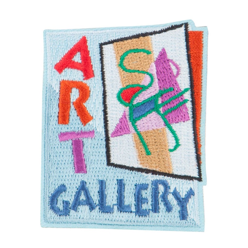 Art Museum Patches Blue One Size