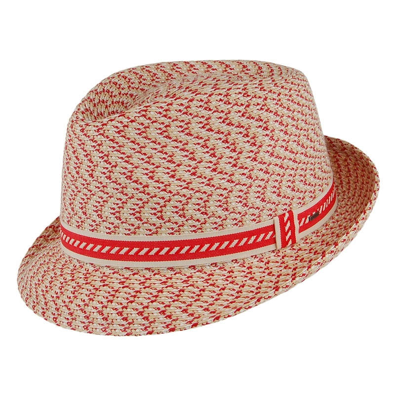 Bailey Hats Mannes Trilby Hat – Red-Natural S