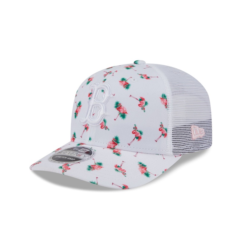 Boston Red Sox Pattern 9SEVENTY Trucker Hat One Size