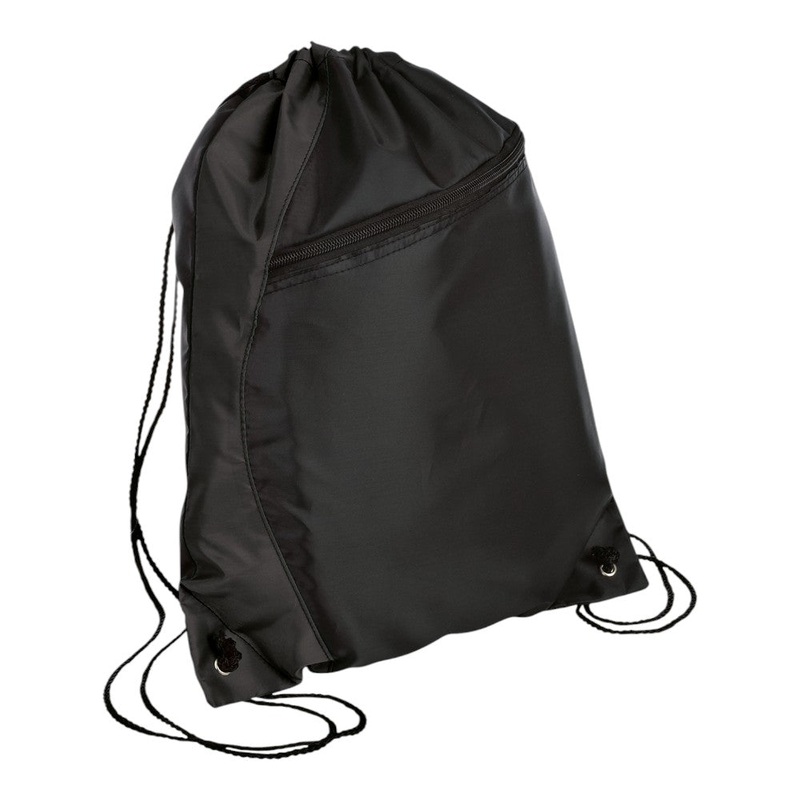 Port Authority BG80 Colorblock Cinch Pack Black/ Black