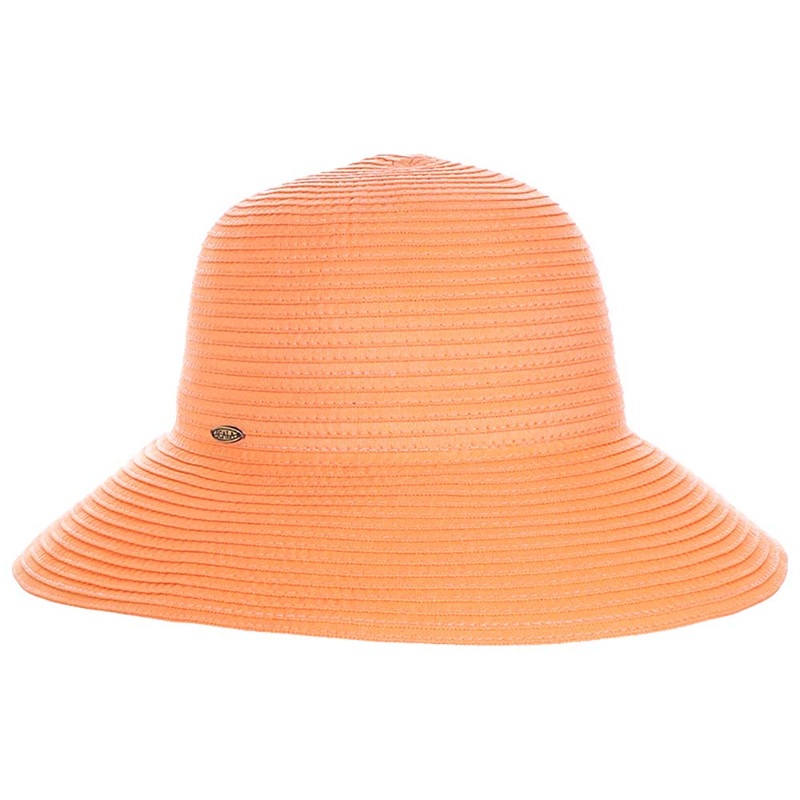 Shapeable Deluxe Ribbon Sun Hat – Scala Hats Coral