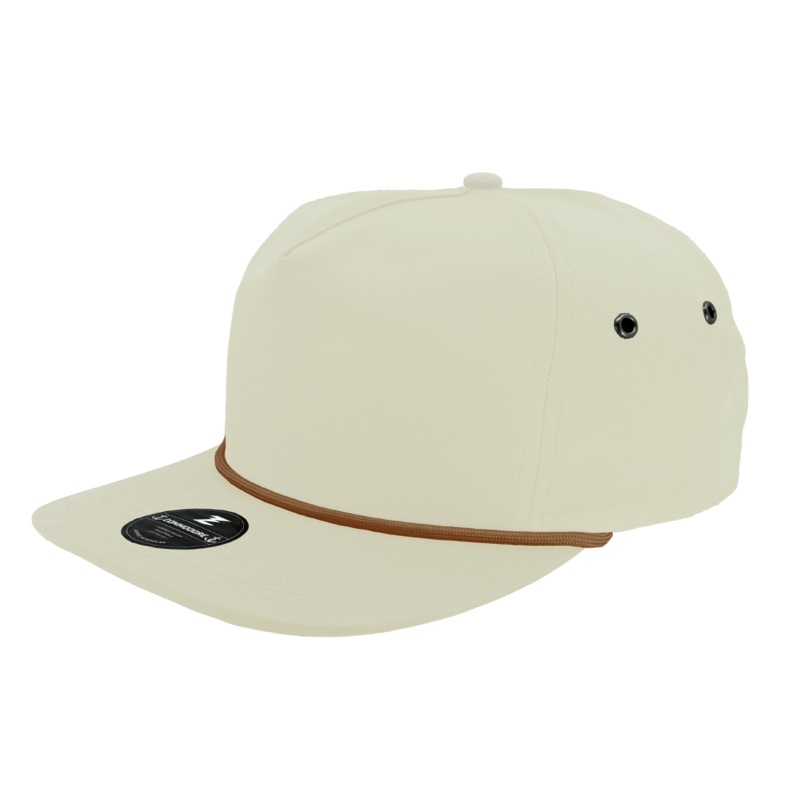 Zapped Headwear Commodore Hat Beige-Brown Rope