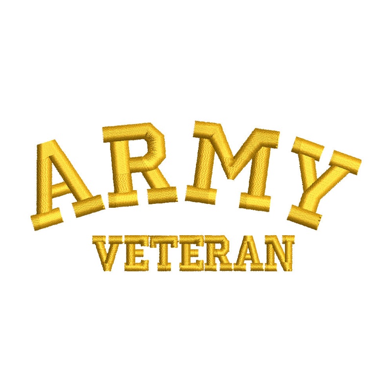 Army Veteran Letters Default Title One Size